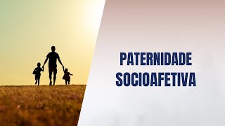 Paternidade socioafetiva [upl. by Araccot]