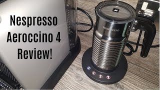 Nespresso Aeroccino 4 Milk Frother Review  Worth upgrading from the Aeroccino 3 [upl. by Heyward624]