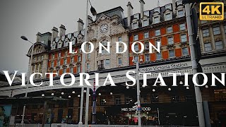 London Victoria Station Walk Through England 4K [upl. by Megen590]