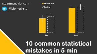 Ten Statistical Mistakes in 5 Min [upl. by Eedak]