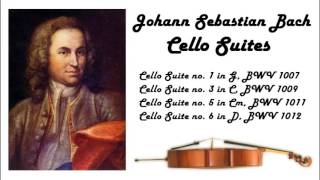 Johann Sebastian Bach  Cello suites in 432 Hz great for reading or studying [upl. by Pinsky]