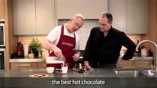 How to make a hot chocolate using an aerolatte milk frother [upl. by Akalam]